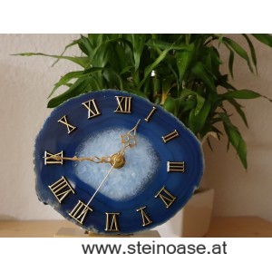 Uhr Achat Blau